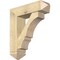 Ekena Millwork Balboa Arts and Crafts Rough Sawn Bracket w/ Offset Brace, Douglas Fir, 8"W x 28"D x 32"H BKT0806X28X32BOA03RDF - alternate 1